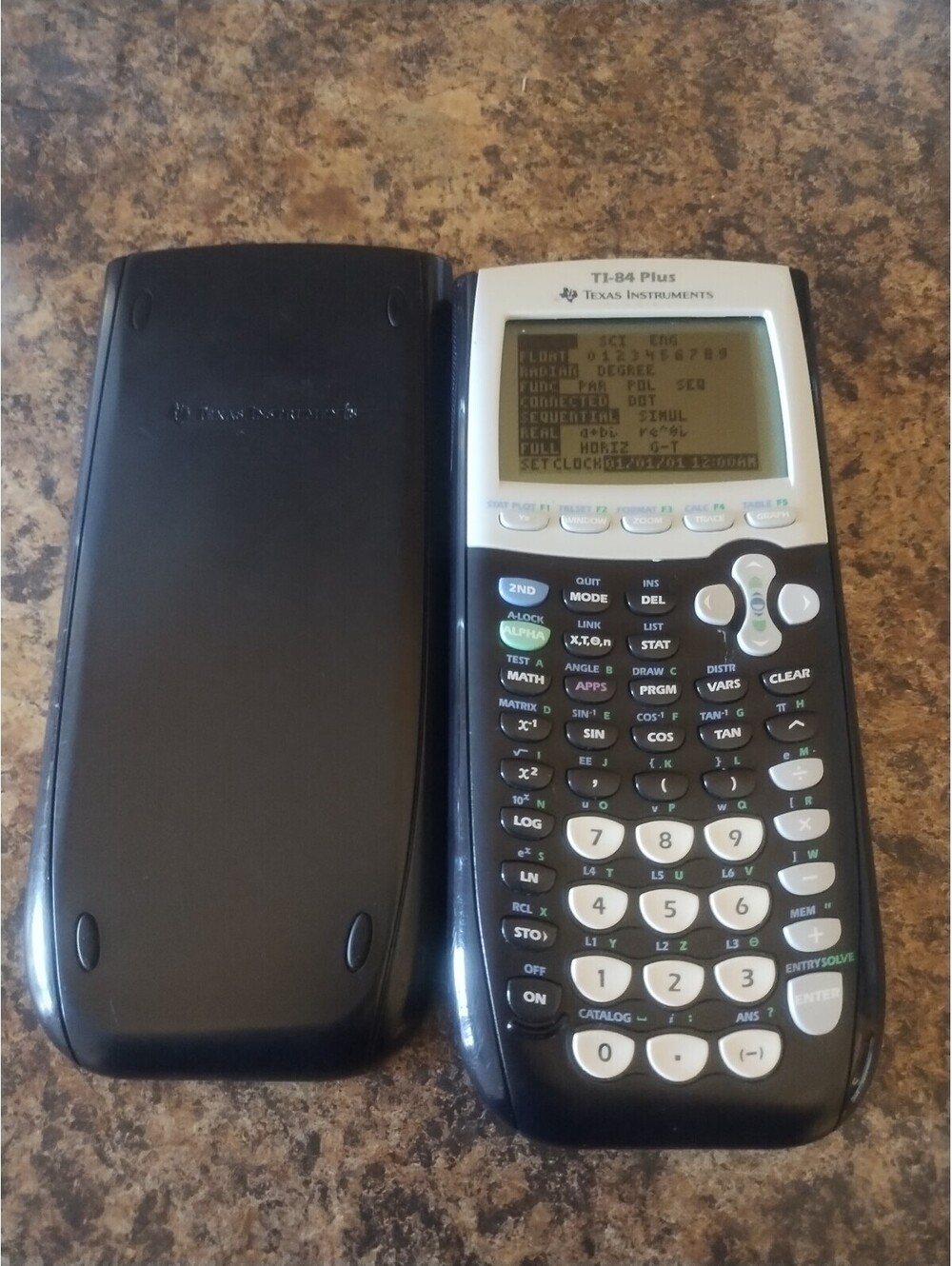 Texas Instruments TI-84 Plus Graphing Calculator - Black - Tested Working - Picture 2 of 3